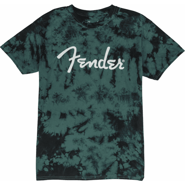Fender Tie-Dye T-Shirt, Blue, XL