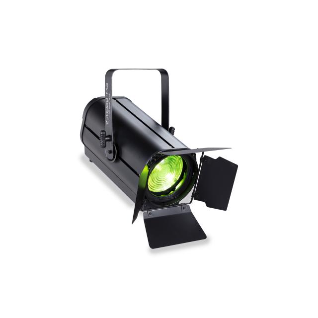 Faro Fresnel con Led RGBALC 6in1 da 200W e Zoom Motorizzato