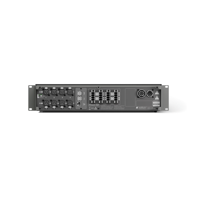 8-Channel Power Amplifier, 2500W @ 4Ω per Channel,  DSP and osKar System