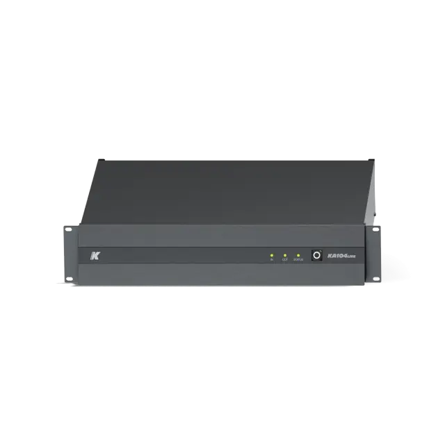 4x2500W @ 4 Ohm Class-D Amplifier for Live Entertainment, Integrated DSP, 2x2 Dante Channels Enabled