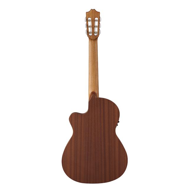 Studio cutaway classic guitar in Nature finish w/Fishman preamp