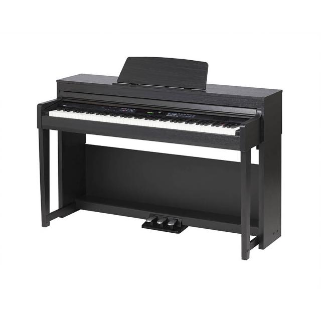 Upright digital piano with 88-Keys "Hammer Action" keyboard and 256 notes of polyphony. 