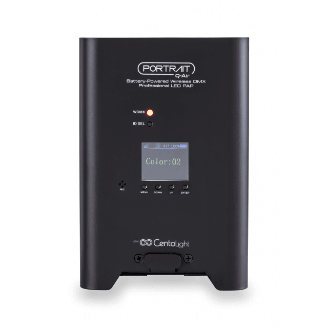 Set di 8 PAR a LED 4x12W RGBW 4in1 con batteria al litio e flight case con funzione di ricarica