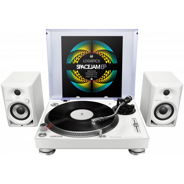 Sistema monitor da tavolo da 4” bianco