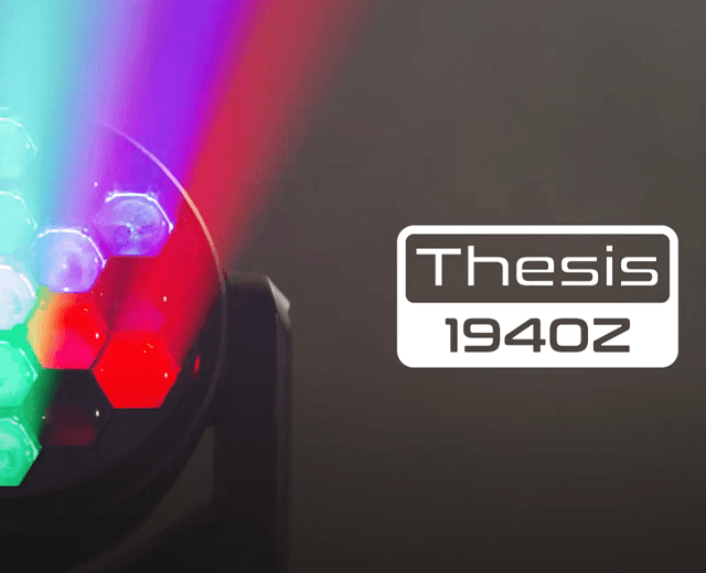 Thesis 1940z: The Most Versatile and Advanced Moving Head Wash Light