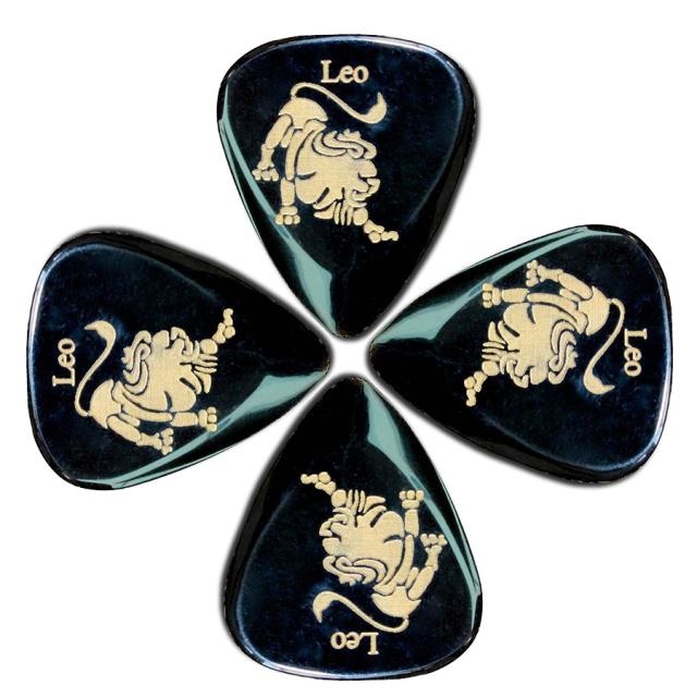 Zodiac Tones "Leo" 4 Guitar Picks