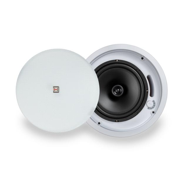Altoparlante da Soffitto a 8" 40W 2 vie 70V/100V con Coperchio Posteriore