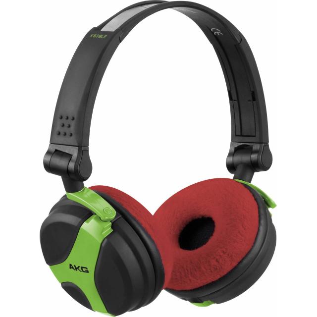 Earpad Set TEDDYfor AKG K518 DJ & K518 LE - red
