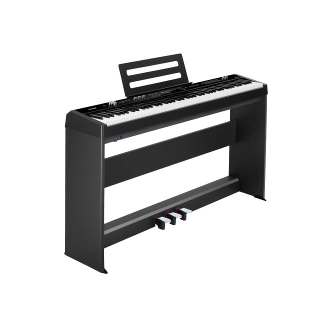 Portable digital piano (black finish)