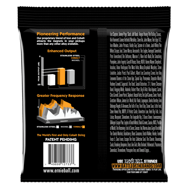 Cobalt Electric bass string set Hybrid Slinky