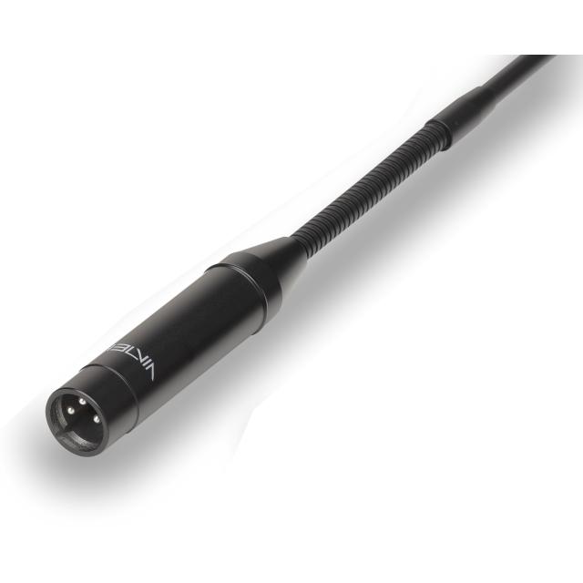 Microfono a collo d'oca cardioide - lunghezza 45cm, Nero