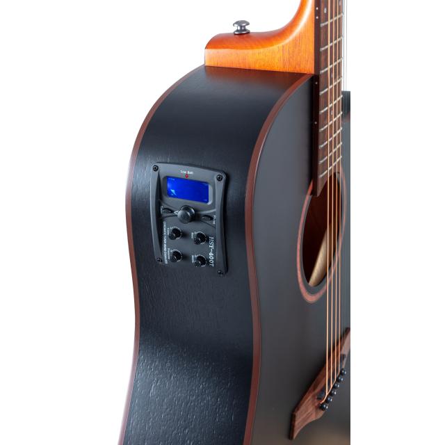 Dreadnought cutaway acoustic guitar w/preamp