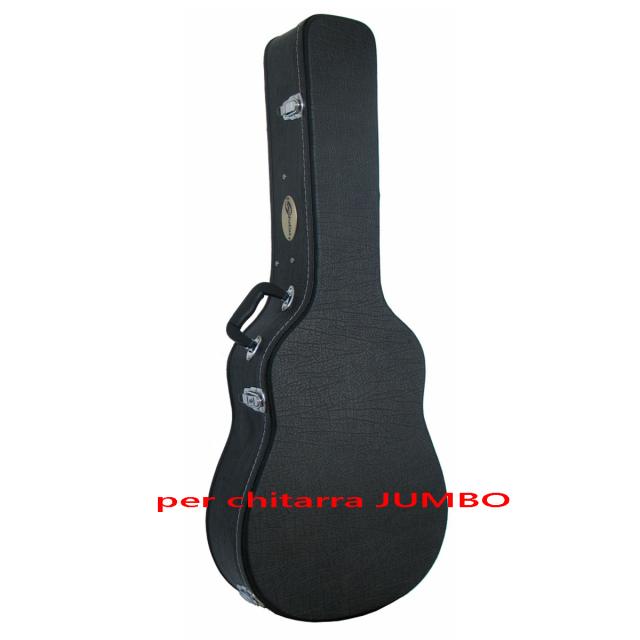 Hard case for jumbo guitar