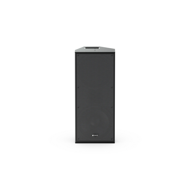 Speaker Passivo Full Range con 2 Woofer da 12" + Driver da 1.4", 650W (Nero)
