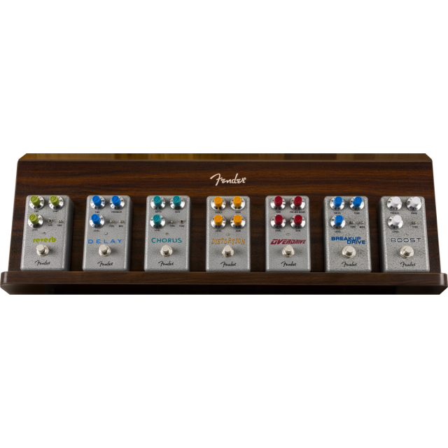 Mensola Fender porta pedali in legno deluxe, 0991829004