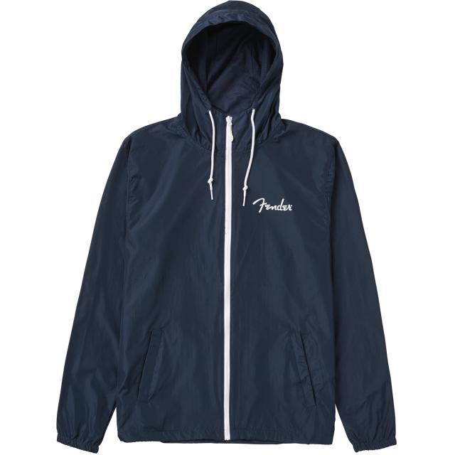 Fender® Spaghetti Logo Windbreaker Navy S