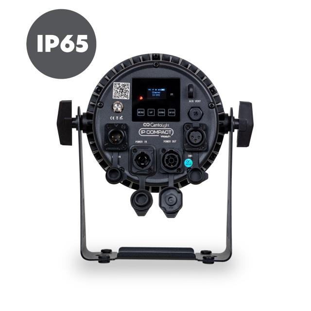 Set 8 fari IP65 a batteria 6x20W in flight case con ricarica integrata