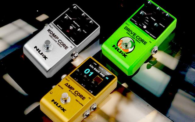 Compact, intuitive, powerful: the nux 'core' series gets a makeover with three new stompboxes
