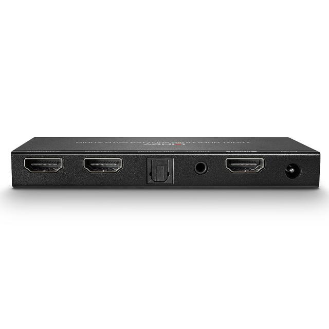 Splitter HDMI 2.0 18G con Audio Extractor, 2 Porte