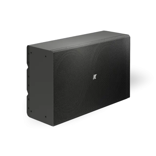 2x10" Compact Passive Subwoofer with Selectable Impedance (black color)