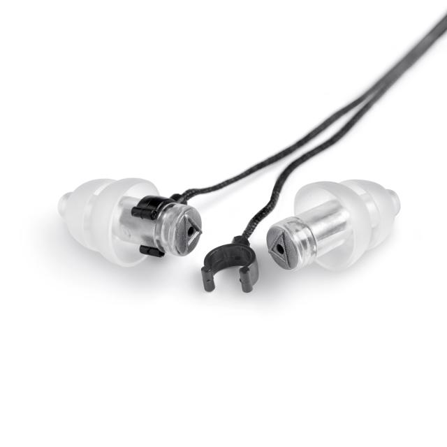 Kit auricolari per protezione uditiva con 3 filtri attenuazione -  Black Edition
