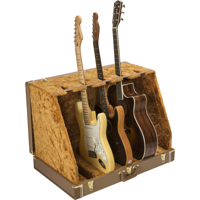 Fender® Classic Series Case Stand - 5 Guitar, Brown