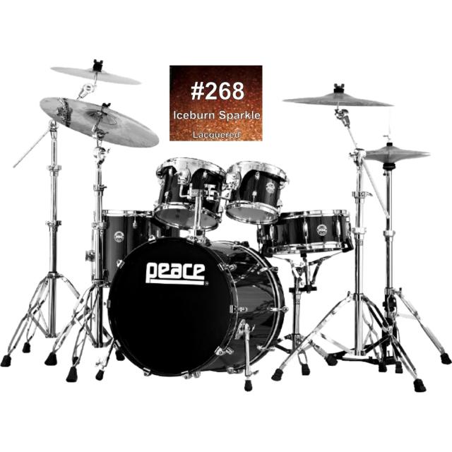 Drum Set 5 pcs in Acero Nord Americano con finiture laccate speciali