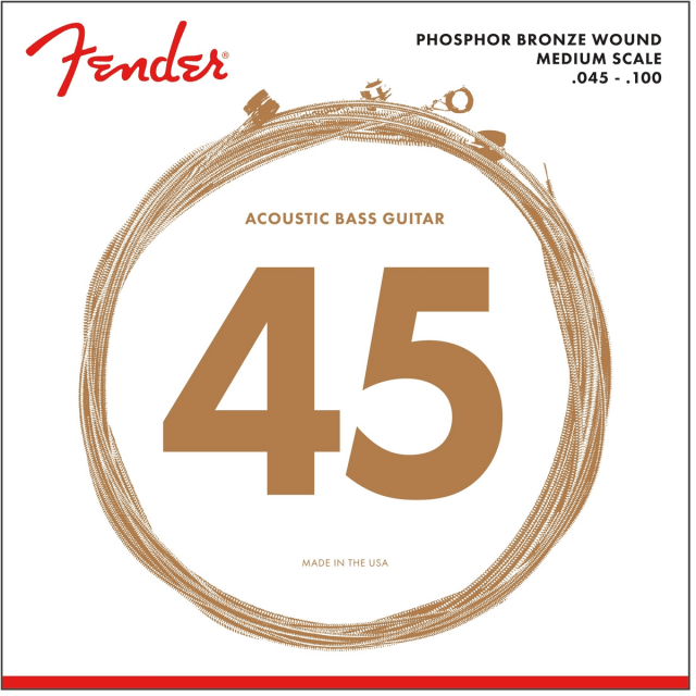 7060 Acoustic Bass Strings Set Phosphor Bronze .45-.100 Gauges