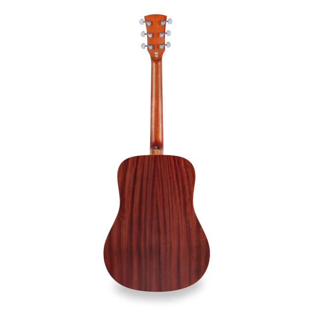 Chitarra acustica dreadnought con armrest in mogano