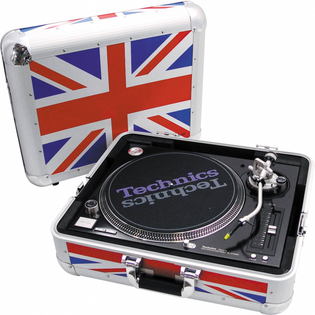 Flightcase SL-12 XT | Technics SL-1200 / SL-1210 - UK-Flag