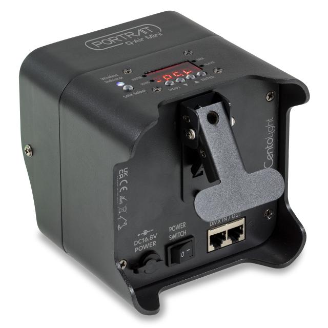 Battery powered PAR 4x12W RGBWAUV