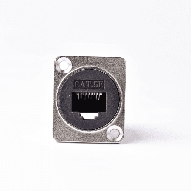CAT5e panel mount receptable F