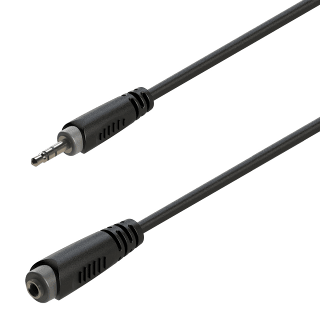Adapter cable 3.5mm Jack male STEREO - 3.5mm Jack female STEREO / 3mt