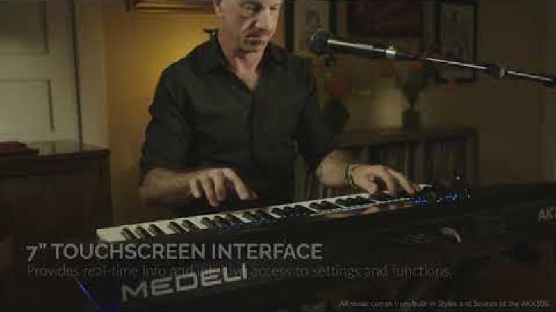 Medeli AKX10S - Tastiera Arranger/Workstation a 61 tasti con sensibilità al tocco. Performance Video