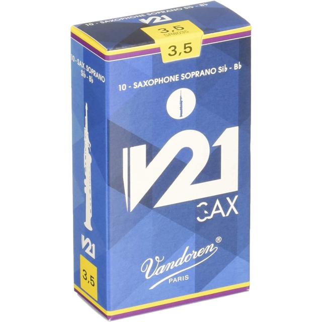 3,5 Soprano Saxophone Reeds V21 Pack 10pcs
