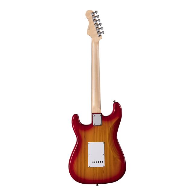 Double cutaway electric guitar with 2 single coils + splittable humbucker and self-locking tuners (Wilkinson equipped, eco-rosewood fretboard)