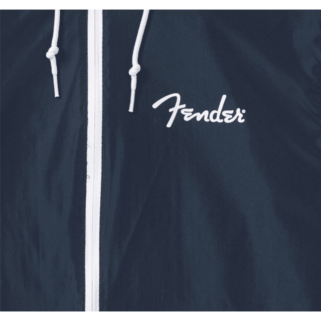 Fender® Spaghetti Logo Windbreaker Navy S