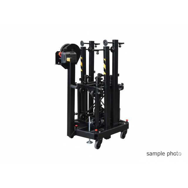 Torre Strutturale Nera 30*30 alta 7M, Carico Max 750KG (T110M7B)