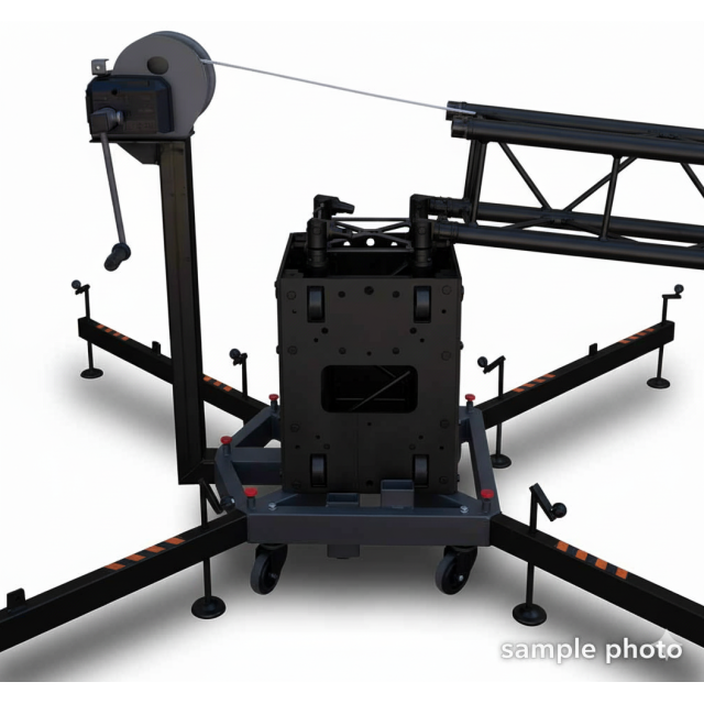 Torre Strutturale 30X30 7m Nera, Carico Max 750kg (F70TBT112)