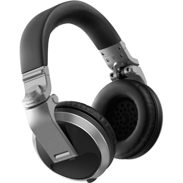 Over-ear DJ headphones (Silver)