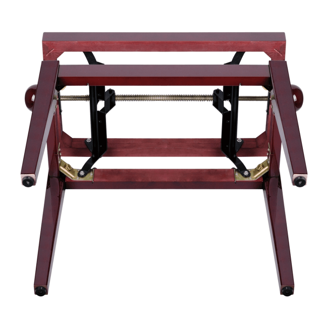 Adjustable glossy finish piano bench