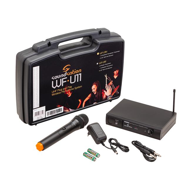 Radiomicrofono UHF Plug&Play a mano (Freq. 865.00 MHz)