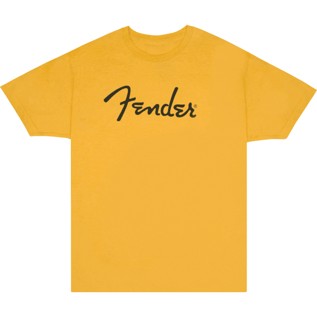 Maglietta Fender® Spaghetti Logo, Butterscotch, XXL