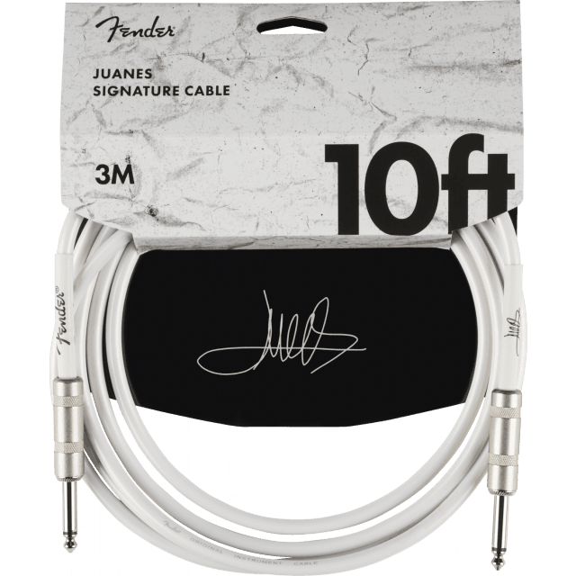 Juanes 10' Instrument Cable, Luna White