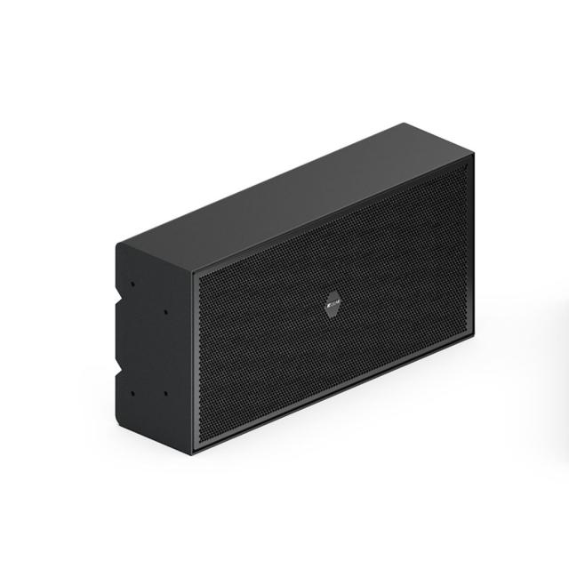 Ultra compact 2x10" passive subwoofer (black)
