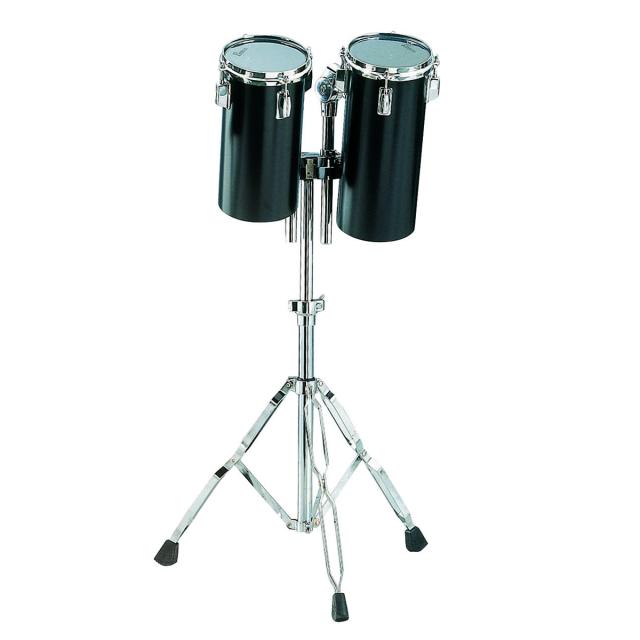 Coppia di Octoban in Alluminio nero con stand