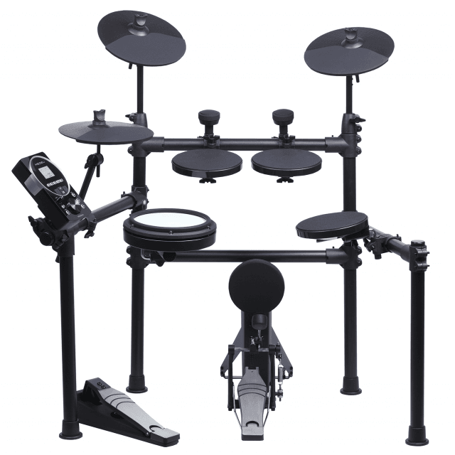 Compact and elegant Digital Drum with a MESH 8" Snare drum and three 7,5" Tom