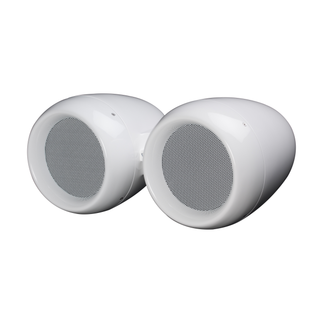 Passive coaxial loudspeaker with double 10" drivers (white)