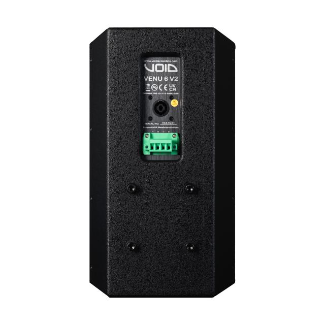 Compact Passive Two-Way 6.5” Loudspeaker with rotatable asymmetrical horn (black)