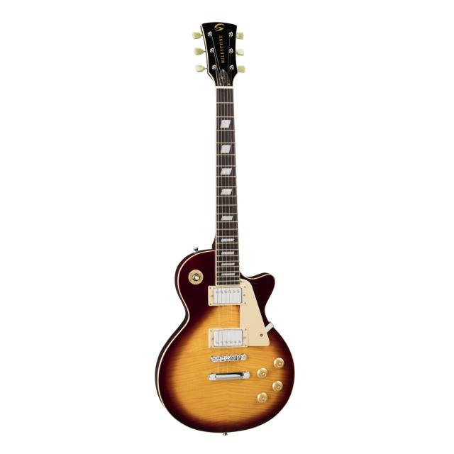 Chitarra elettrica cutaway arch top con 2 humbucker e manico set-in
